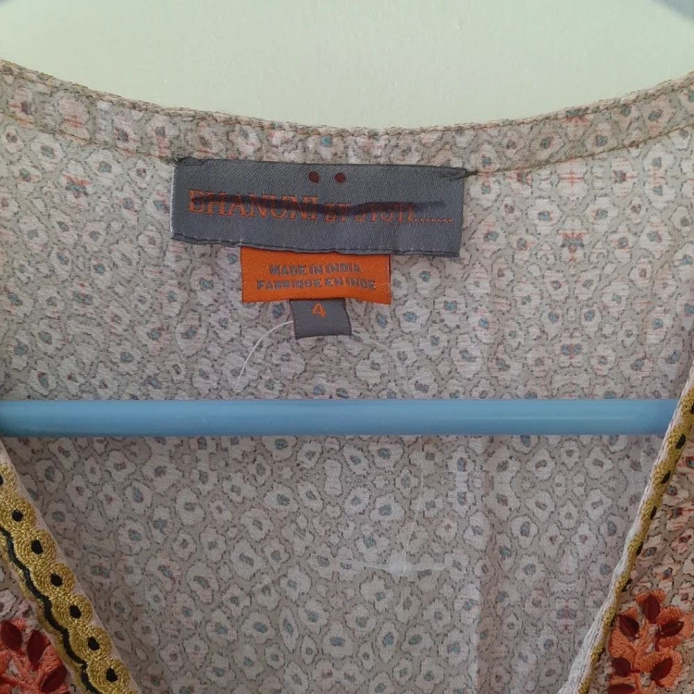 Anthropologie Bhanuni by Jyoti Giorgia Embroidered Maxi Dress NWOT - Picture 12 of 12